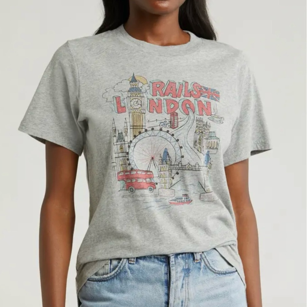 🌷Rails London Relaxed Fit Graphic T-Shirt🌸